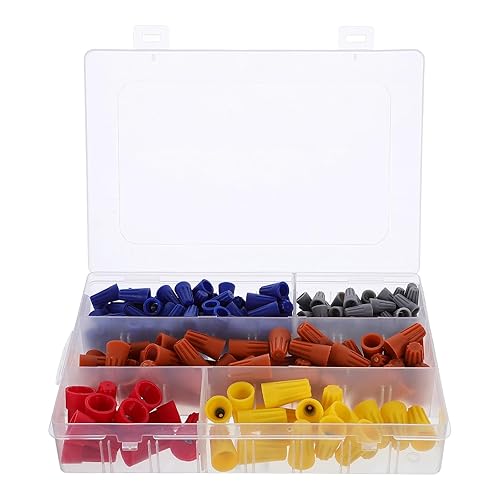 Generic 220pcs Wire Connector Nut Insulated Insert Twist Electrical Wire