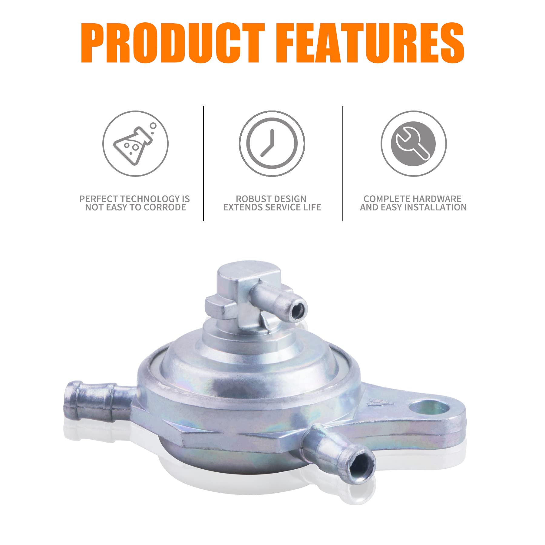 ORAEVY Manguera de filtro de combustible de gas + bomba de combustible de vacío para GY6 50cc 150cc 139QMB 157QMJ Roketa SUNL Taotao Chinese Scooter ATV piezas de motocicleta