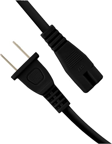 Miniatura 4 de Cable de alimentación polarizado extralargo de 25 pies compatible con pantallas inteligentes Vizio, Insignia, JVC TV LED Smart Screens y Vizio Sound