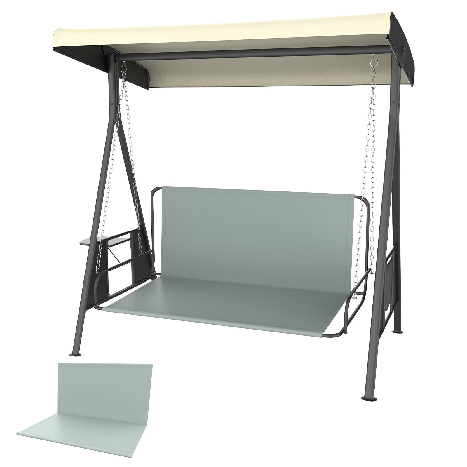 Cubreasiento columpio impermeable M METERXITY evita manchas y humedad en asientos de exterior