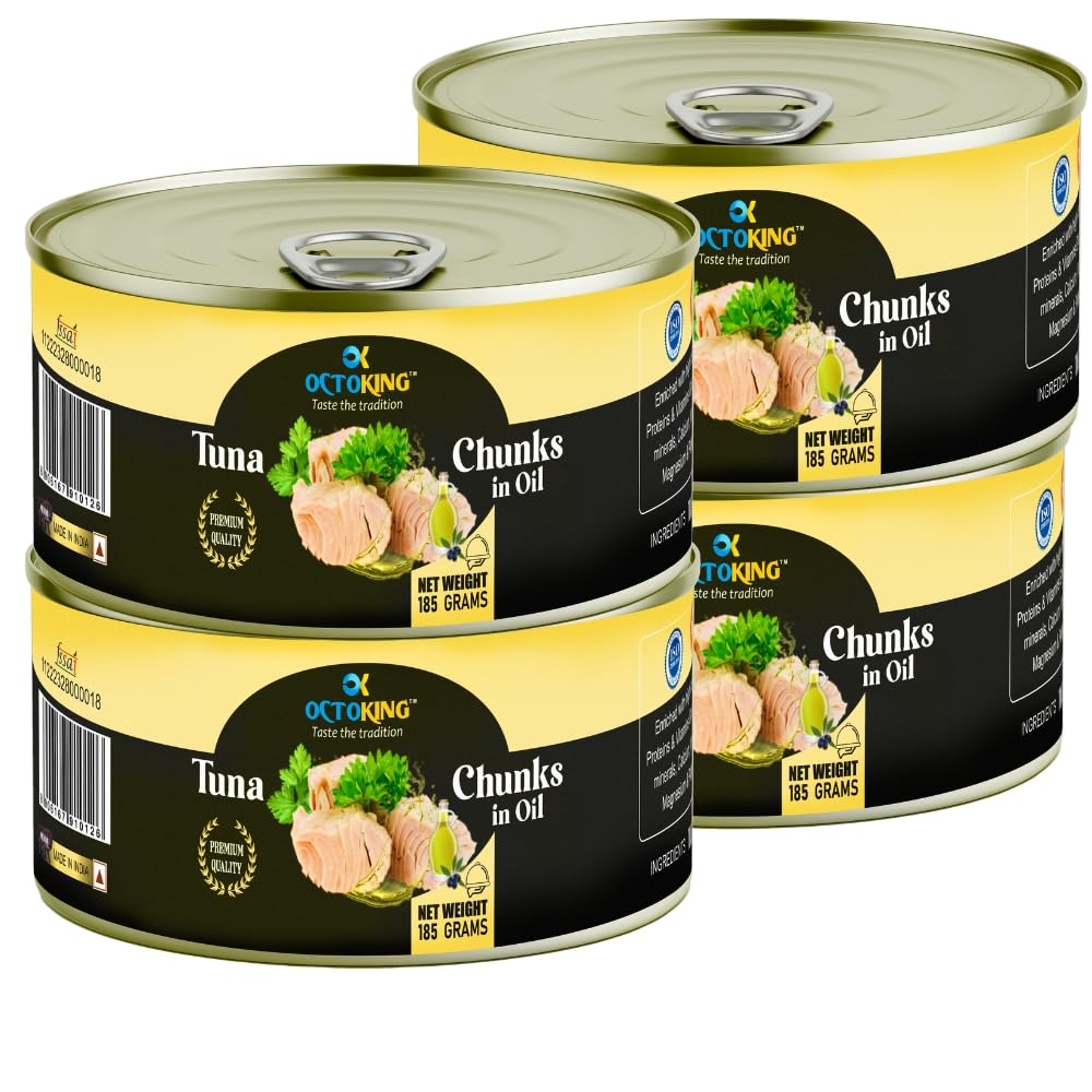 Octoking Canned Tuna Chunks in Oil (185g X 4,740gm) (B0CCPKNTZF) Amazon Price History, Amazon Price Tracker