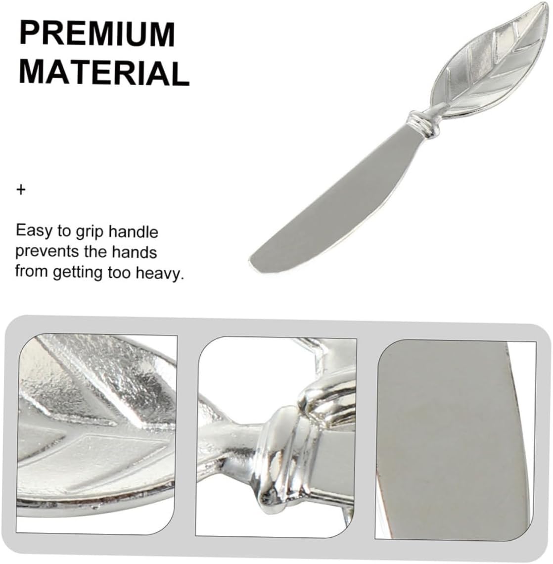INOOMP 3Pcs Leaf Shaped Cheese Slicer Butter Cutting Tool Zinc Alloy