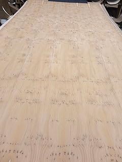 Yew Knotty Wood Veneer Sheet 48" x 96" with Wood Backer 1/20th Thickness roll