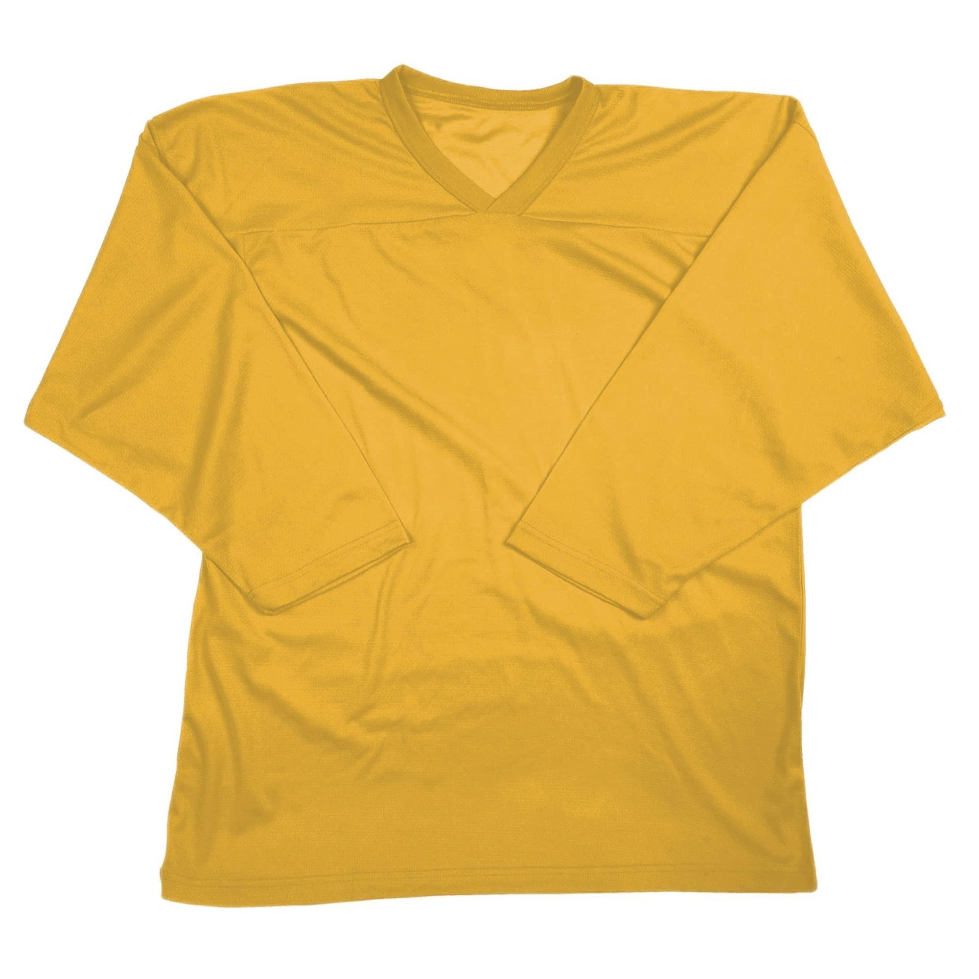 HOCKEY JERSEY-ADULT-S-GOLD