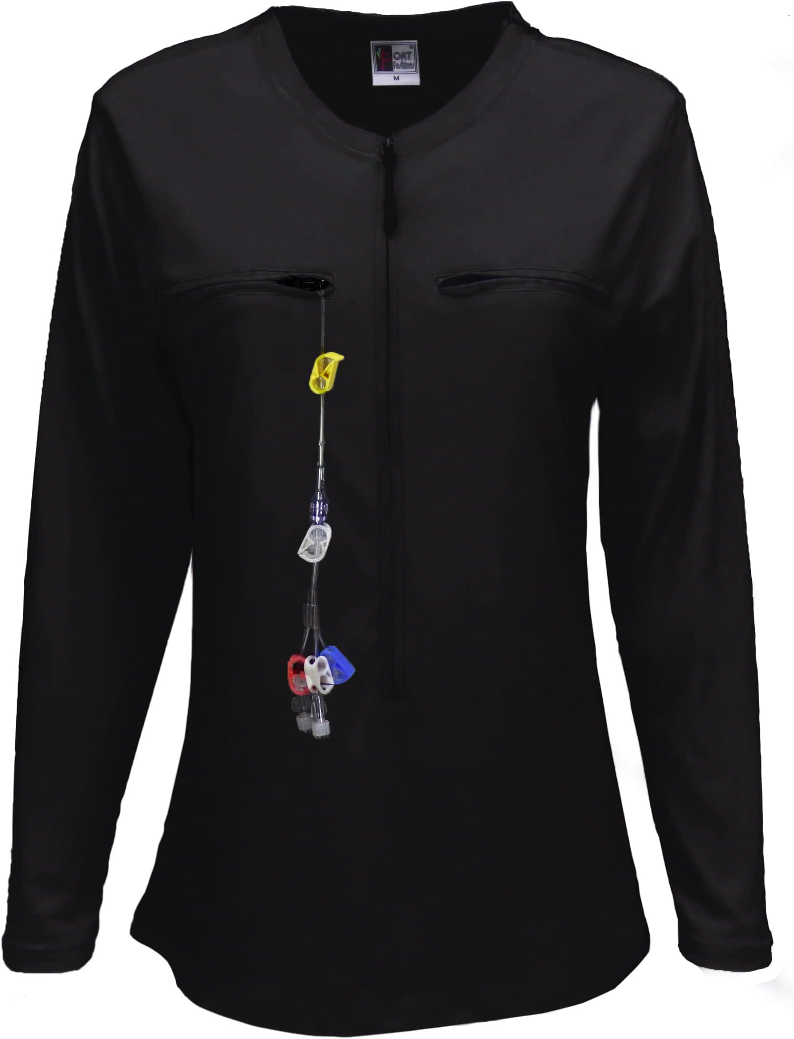 Port FashionsWomen's Easy Port Access Chemo Shirt - Best Gift for Cancer Patients