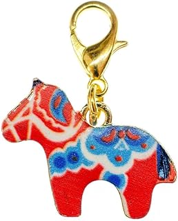 Colgante de caballo con cremallera, diseño de burro, pony, color rojo, 13mm, desconocido