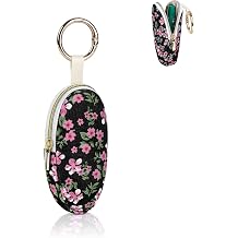 Corduroy Chapstick Holder Pouch, Floral Lipstick Storage Bag, Pink