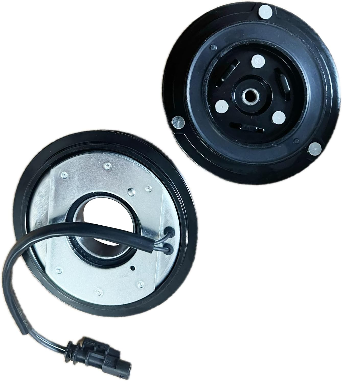 AC Compressor Clutch Assy for Chevy Cruze 1.4L 2012 2013 2014 2015 Auto Air Compressor Clutch Oil Assembly Kit Pulley Bearing Coil Plate AEG271-CL