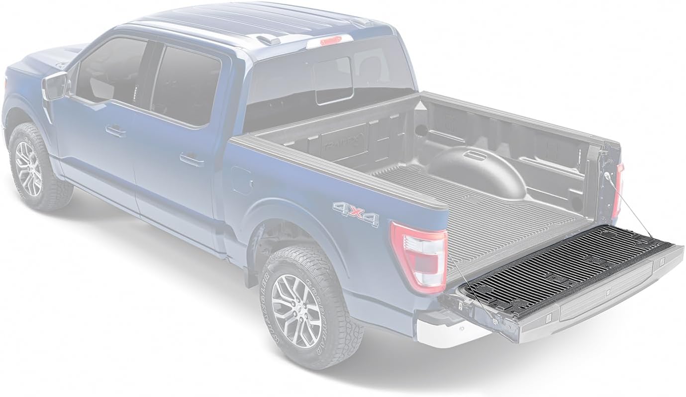 TrailFX Tailgate Liner Fits Ford F-250 Super Duty and Ford F-350 Super Duty 2023-2025 Black High-Density Polyethylene Under Rail Custom-Fit TrailFX RF23TG