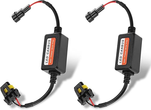 Miniatura 7 de Yumfugu Pack-2 H139008 - Decodificador Canbus de luz LED, adaptador de controlador de decodificador de luz LED de alta potencia, cancelador de