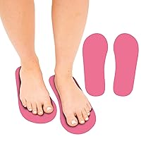 Vista 8 de 40 pares de almohadillas de espuma prémium para bronceado en aerosol, almohadillas desechables para pies de bronceado en aerosol, protectores