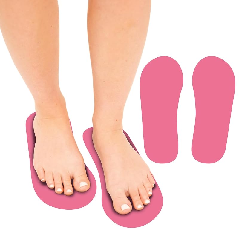 Protetores adesivos descartáveis para os pés STICKONFEET, rosa, pacote com 40 pares