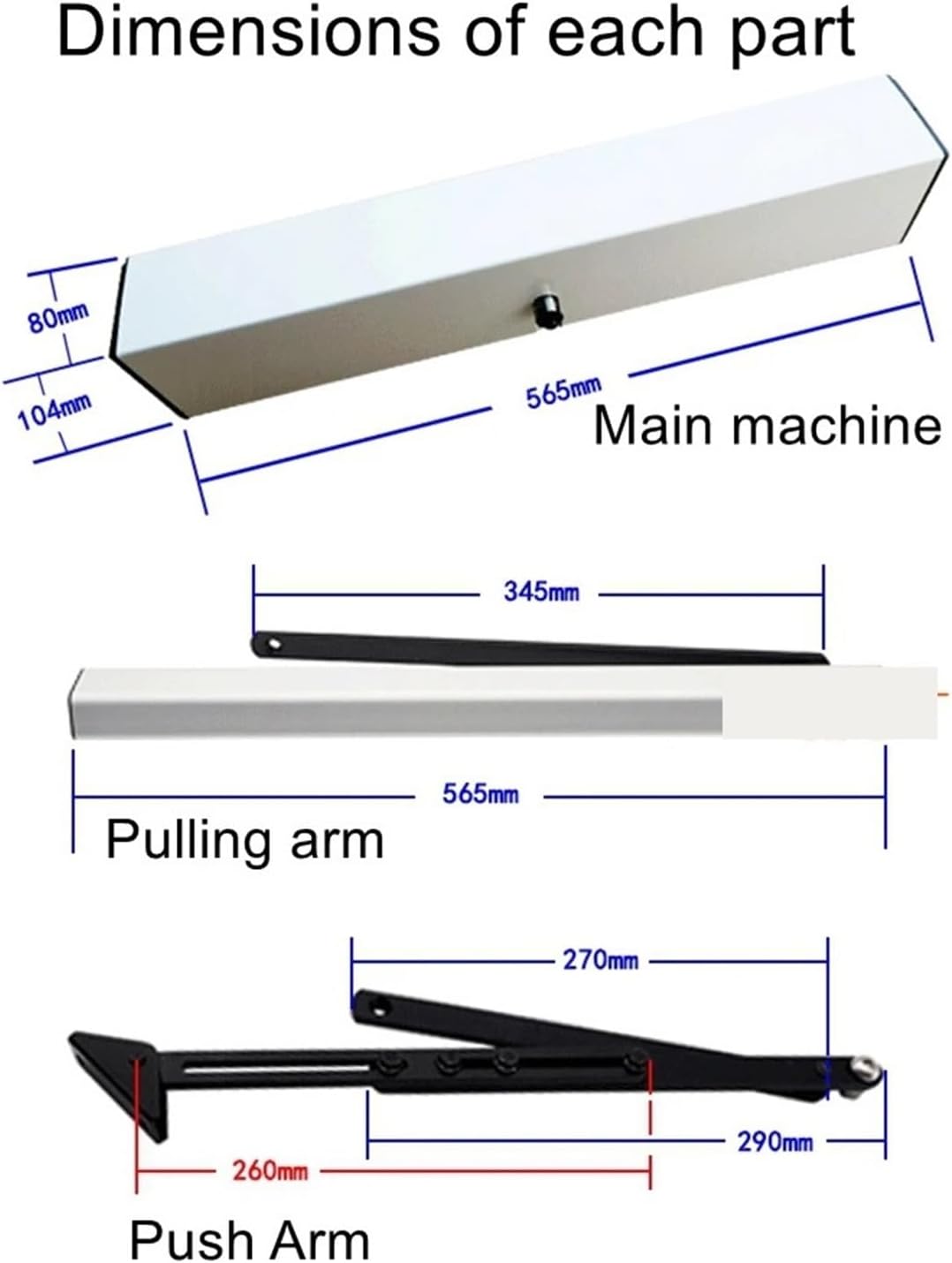 Door Closer 90 Degree Automatic Swing Door