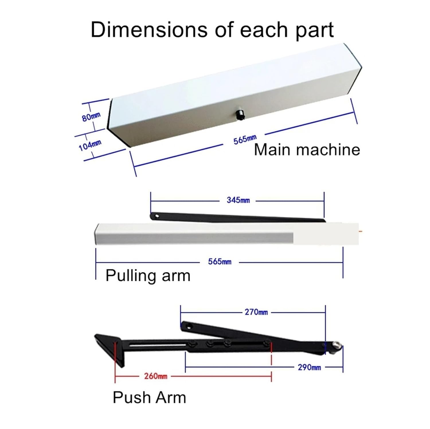 Electric Door Closer 90 Degree Automatic Swing Door