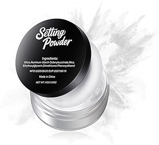 Maquillaje en polvo fijador sin talco con tam...