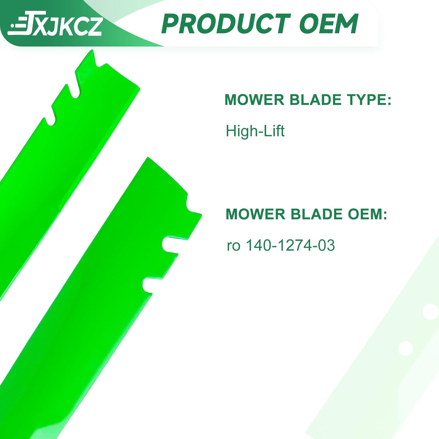 21" Deck Mower Blades Fit for Flex-Force Power System 60V MAX to ro 20367 20367T 21356 21356T 21357 21852 21852T Recycler Lawn Mower Replaces OEM 140-1274-03(Notched) 2 Pack