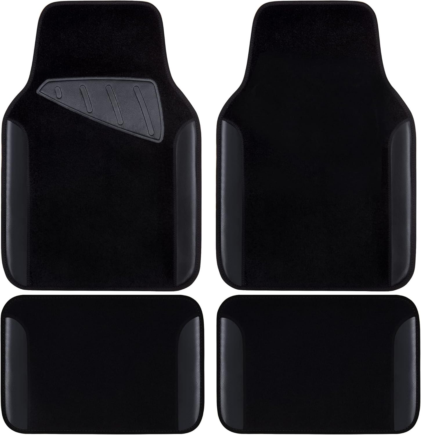ONEMAJI 4 Pieces Car Floor Mats for Fiat Tipo Kombi 358 I 2016-2020, Anti-Slip Car Carpets All Weather Protection Mats Vehicle Floor Liners Automotive Accessories,Black