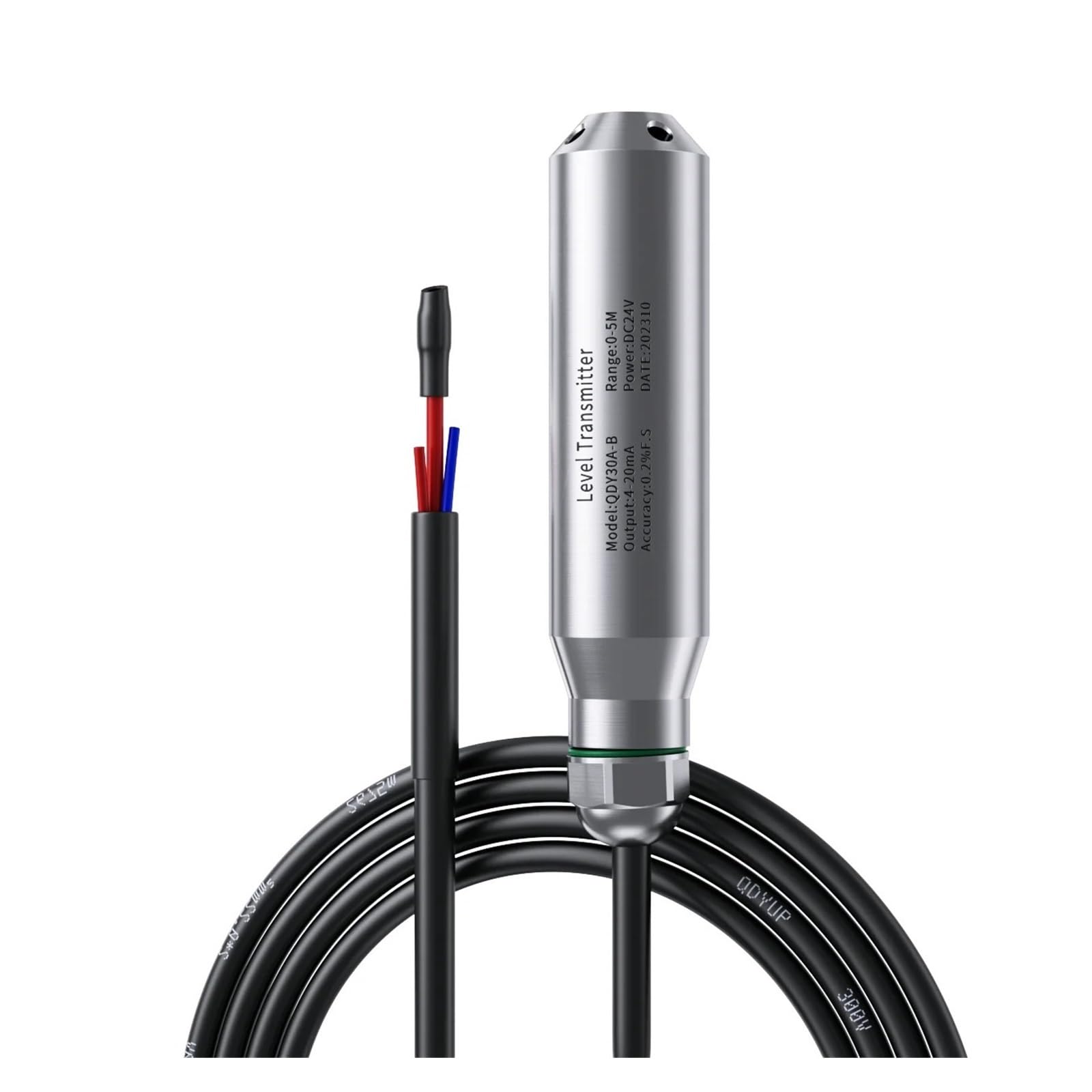 Sensor de nivel sumergible for tanque de agua transductor de nivel hidrostático presión 4-20 mA 0-10 V(5m range 10m,Output 0-10V)