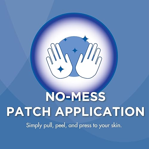 Miniatura 4 de HealthWise Parche para el dolor de lidocaína  4% de lidocaína de venta libre  18 unidades  Fórmula sin parabenos  Alivia temporalmente dolores