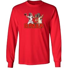 Long Sleeve Baker Mayfield Collage Tampa Bay Shirt T-Shirt Adult XL Red