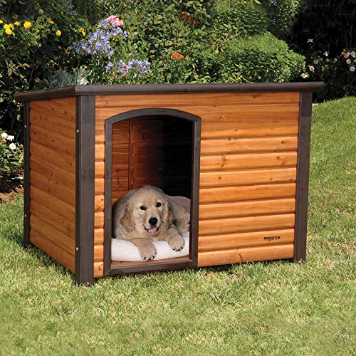 Petmate Precision Extreme Outback Log Cabin Dog House, Medium