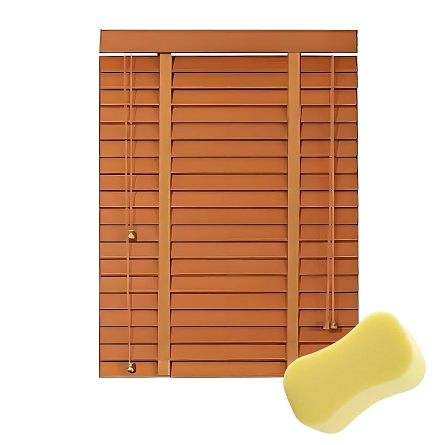 Amazon｜ブラインドカーテン ウッドブラインド 木製 簡単取付け