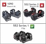 Compatible with Bowflex SelectTech 552 Nautilus Series 1 and Series 2 Dumbbell Repair Replacement Discs, Durable And Precise Replacement Disc Repair Parts (Season 1, Disc 3)