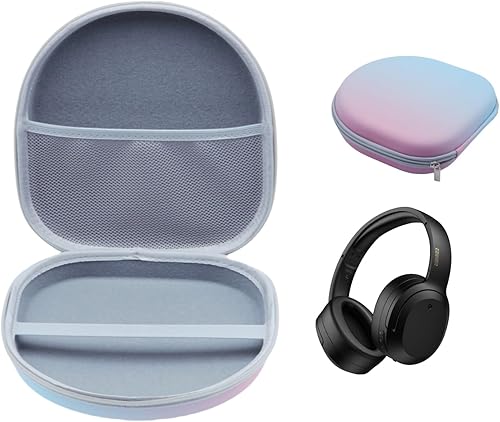 Funda rígida EVA para auriculares Edifiers W820NB Plus, funda rígida de transporte compatible con auriculares y accesorios W820NB Plus, funda a