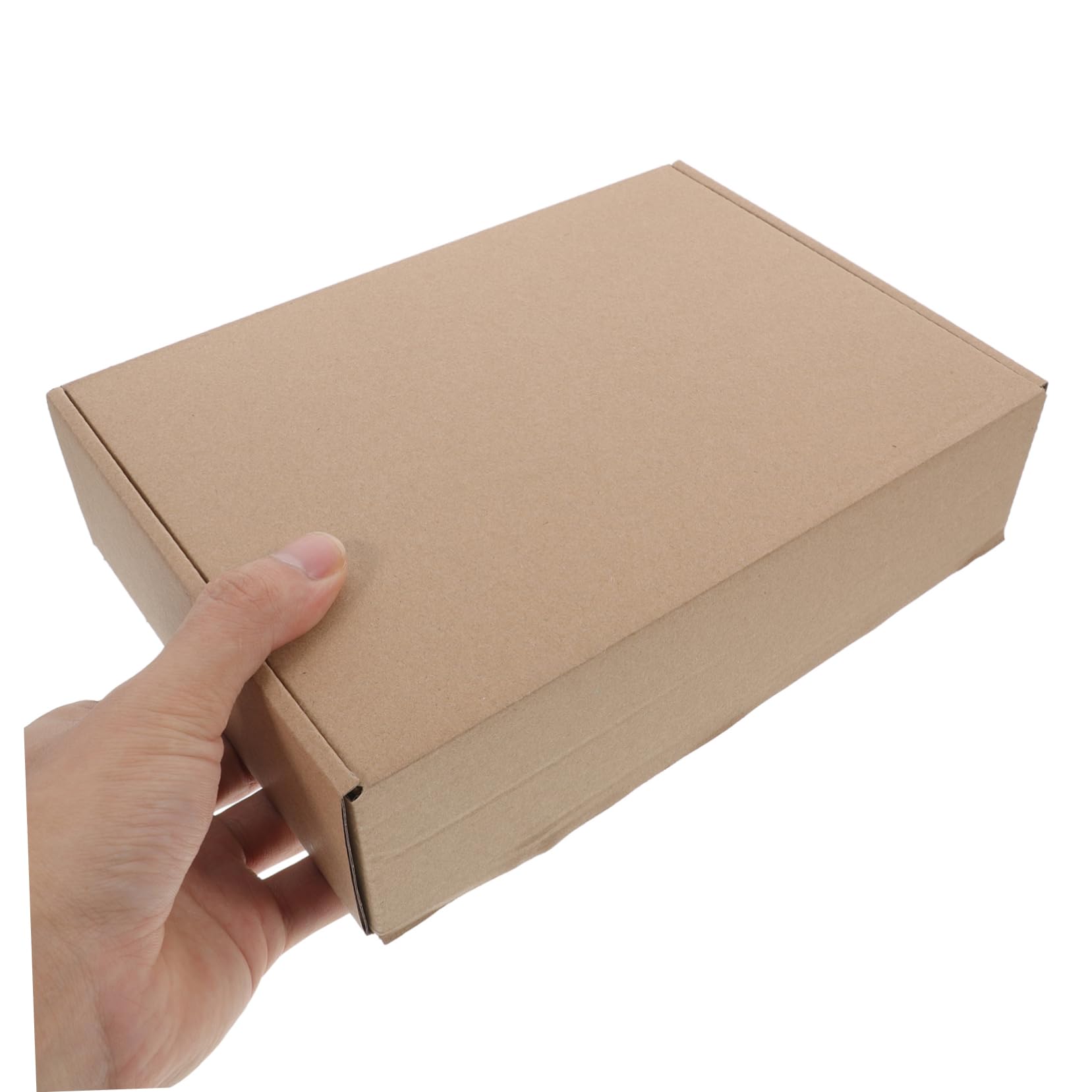 HOMSFOU 25piezas Cajas De Cartón Para Envío Cajas De Embalaje Planas Para Almacenamiento y Manualidades De