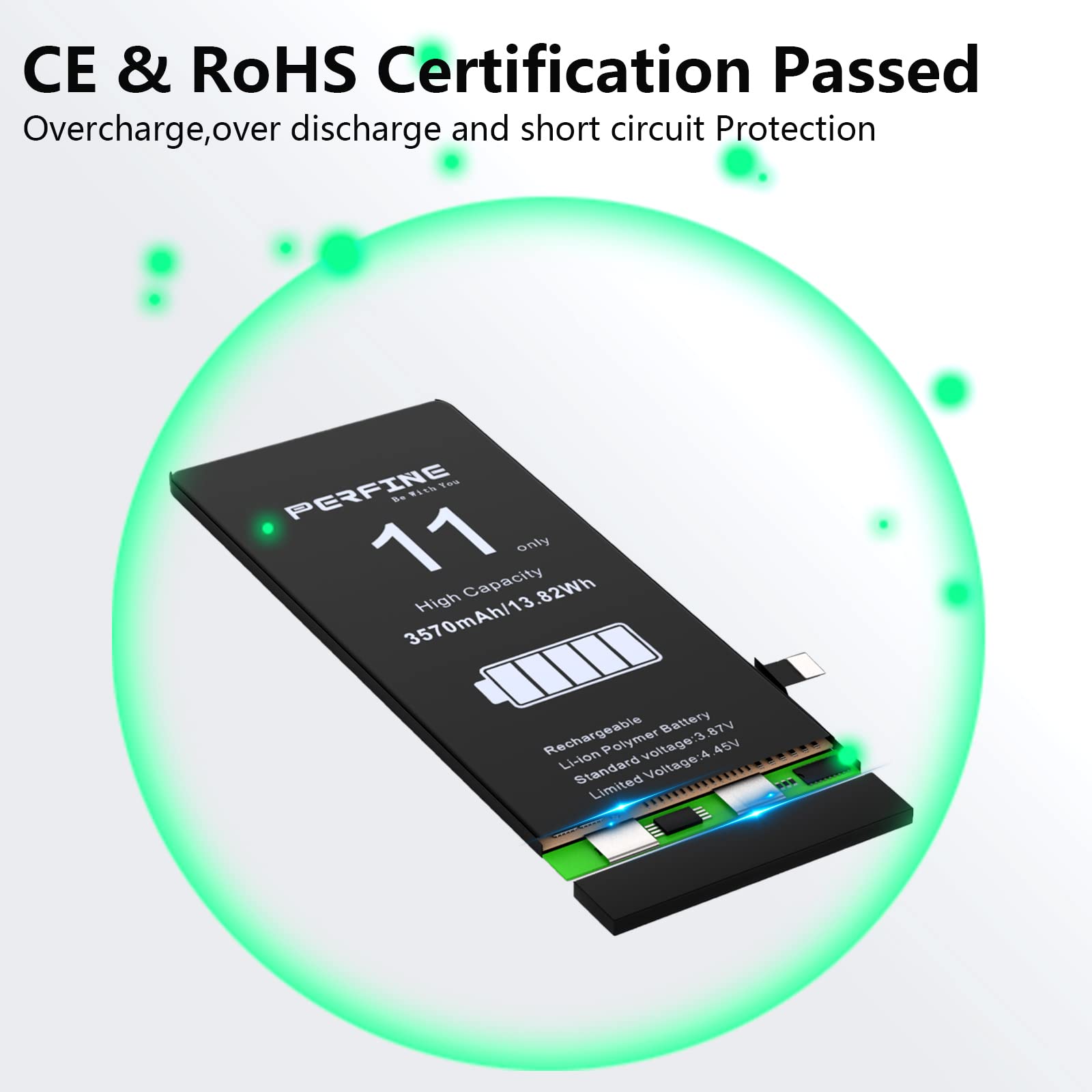 Batterie IPhone 11 Haute Capacité 10300mAh – Compatible Modèles A2111, A2221, A2223 – Avec Kit Outils De Remplacement