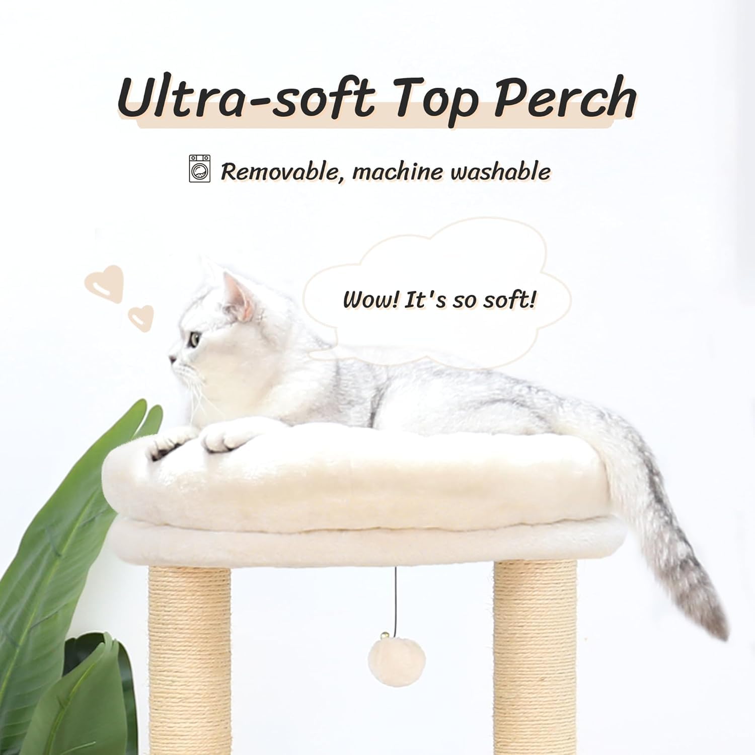 KAMABOKO Modern Cat Tree, 53