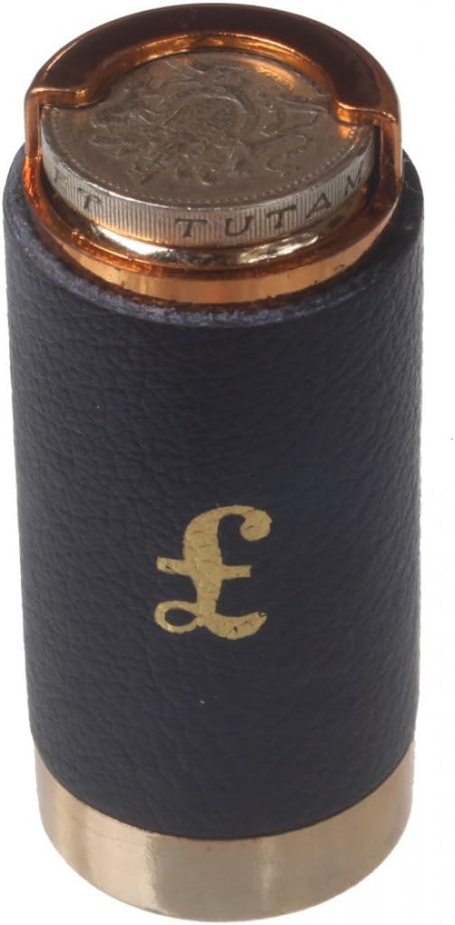 POUND COIN HOLDER (Gold & Leather LookaLike) Amazon.co.uk Fashion