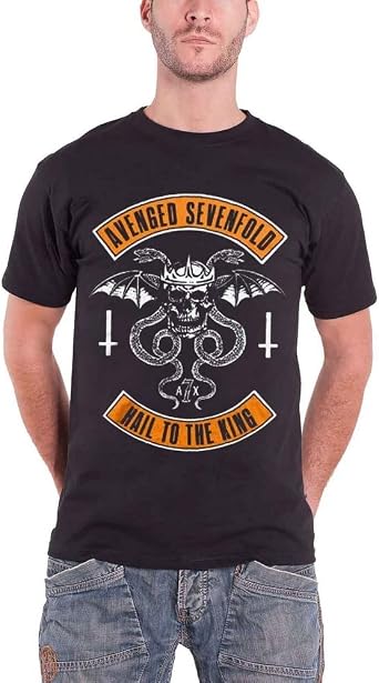 Avenged Sevenfold T Shirt Hail To The King Band Logo Official Mens New