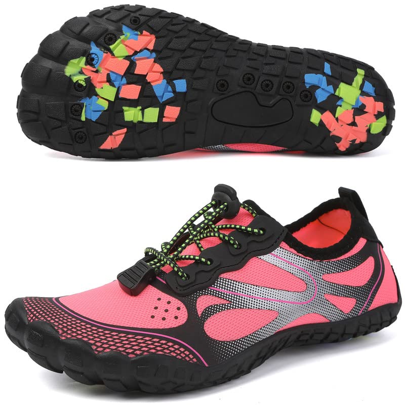 LIZRHA Water Shoes for Men and Women Quick Dry Aqua Swim Barefoot Shoes for Outdoor Fishing Beach Pool Boat Surfing Walking Water Park and Yoqa Activities