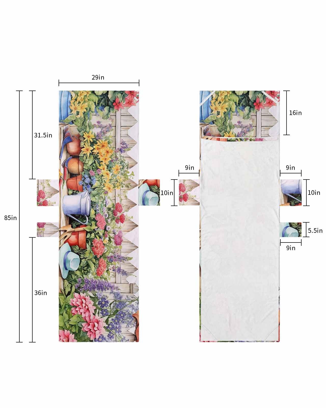 Spring Floral Beach Lounge Chair Towel Cover, Soft Chaise Lounge Towel with Side Pockets Patio Pool Chairs Cover for Beach/Pool Sunbathing 29x85 Colorful Summer Flowers Botanical