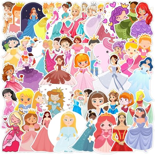 Image of HNTR Princess Stickers | 50 Cute Princess Sticker Pack