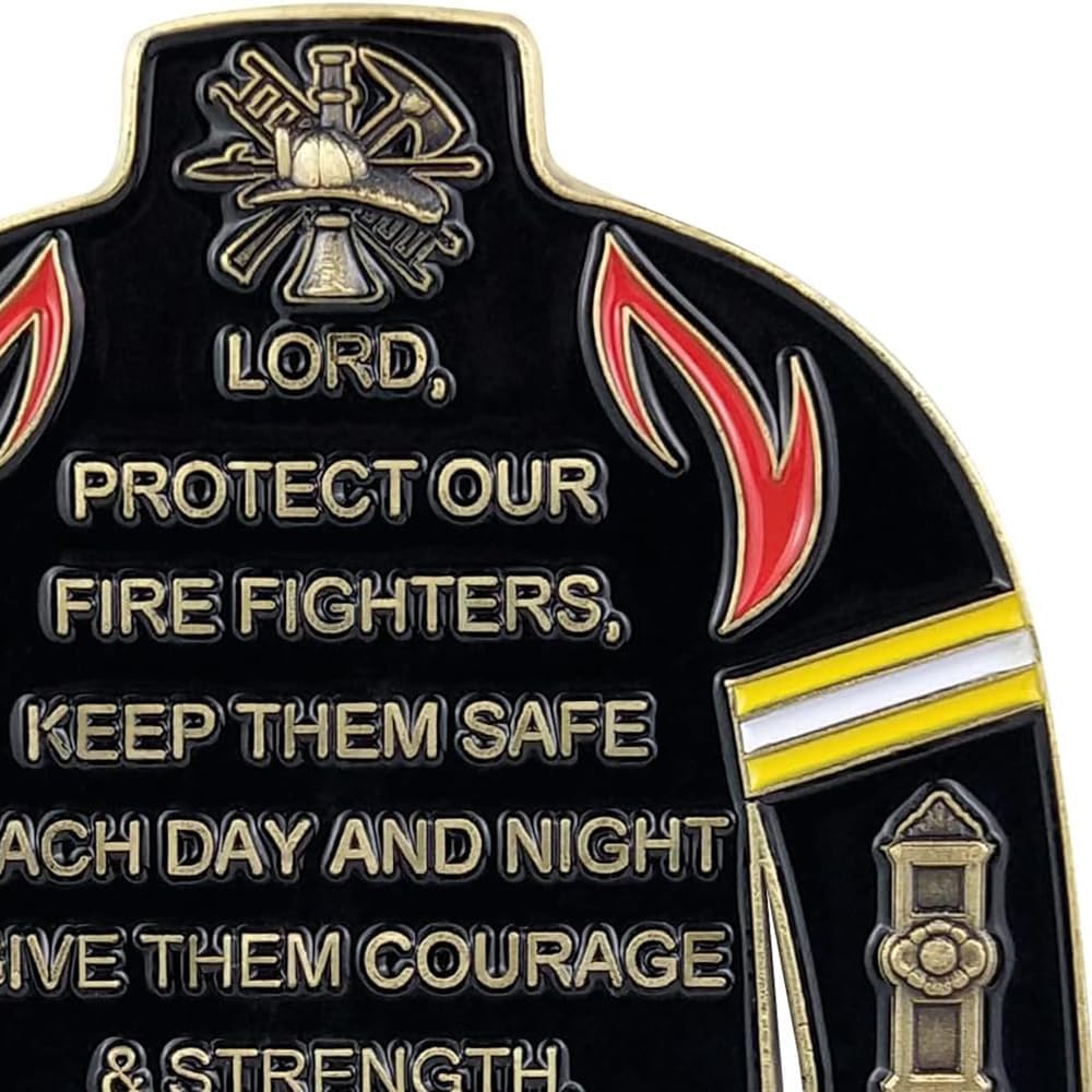 Firefighters Challenge Coin Rescue Uniform Coin Firefighter Challenge Coins