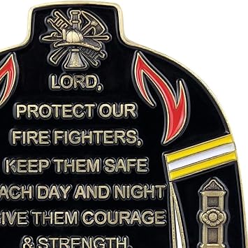 Firefighters Challenge Coin Rescue Uniform Coin Firefighter Challenge Coins