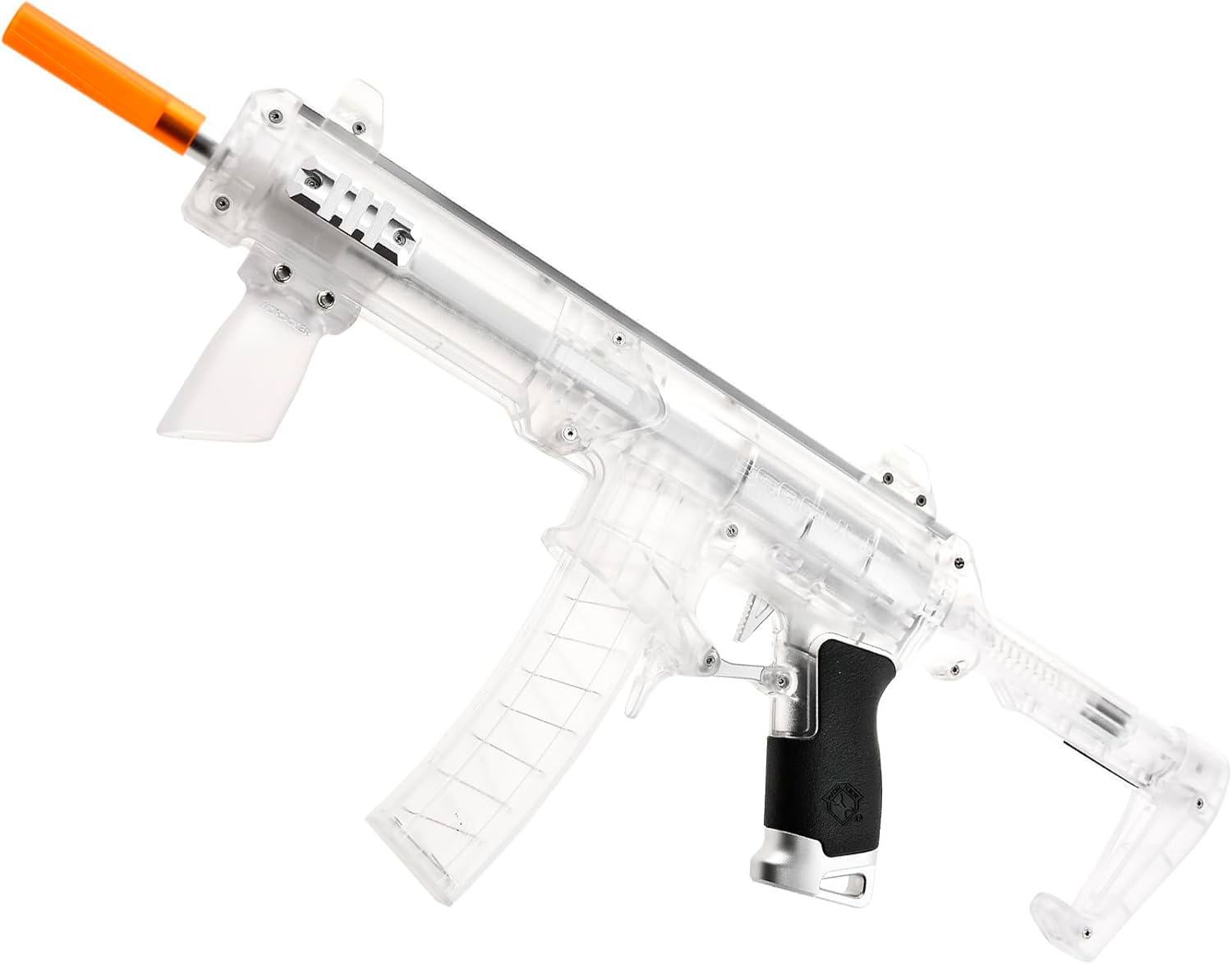 WORKER Seagull Stefan Half Dart Blaster, Short Dart Seriers Outdoor Sport Toys for Teenagers Color Silver