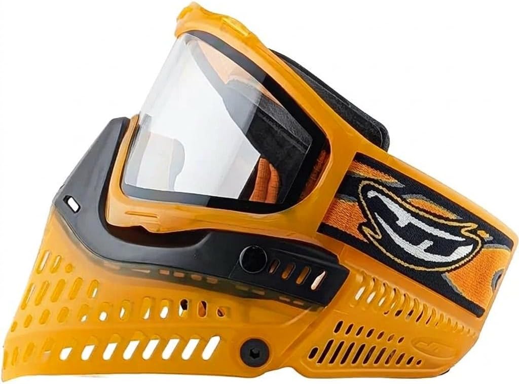 JT Spectra Proflex LE Ice Birthstone Goggle Mask w/PBB Barrel Plug - ICE Orange Combo Package