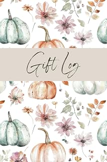 Pastel Pumpkin Gift Log, Fall Wedding Gift Log, Wedding Gift Tracker, Bridal Shower Gift Log, Baby Shower Gift Log, Present Tracker, Little Pumpkin