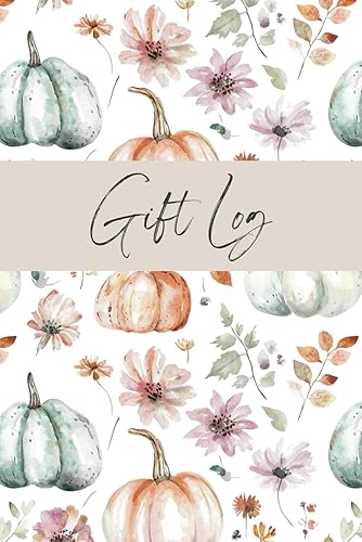 Pastel Pumpkin Gift Log, Fall Wedding Gift Log, Wedding Gift Tracker, Bridal Shower Gift Log, Baby Shower Gift Log, Present Tracker, Little Pumpkin