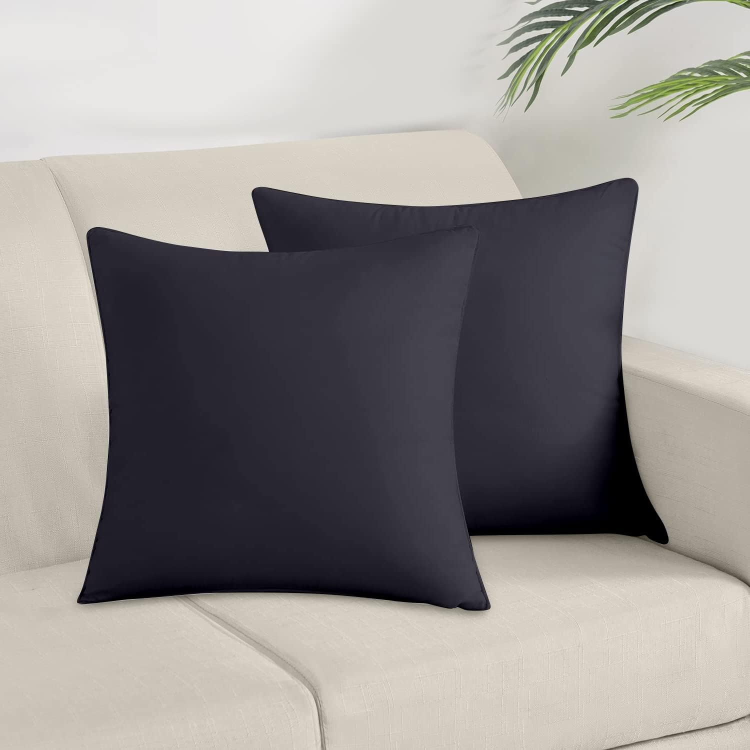 Set of 2 German XL Pillowcases 600 TC 600 TC 100% Egyptian Cotton Pillowcases Natural, Ultra Soft & Silky, Made with Sateen Weave Bed Pillow Cover of Hotel Quality - 31" x 31"(80x80 CM)- Grey