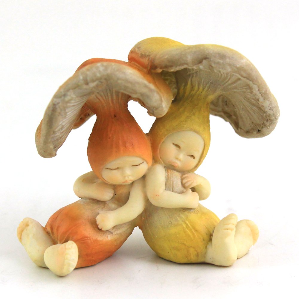 Top Collection Minyatür Peri Bahçesi ve Teraryum Uyuyan Shroom Bebekler