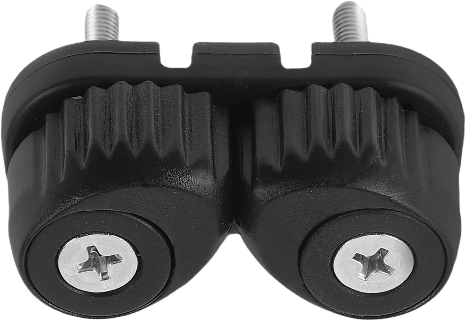 Black Nylon Rope Clamp Boat Cleats Quick Rope Adjustments Sturdy Marine Deck Hardware Canoe Sailing Applications