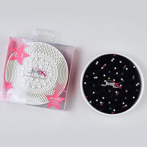 Miniatura 9 de Jessup Juego de brochas de maquillaje profesional 25 piezas con 2 en 1 alfombrilla de limpieza de cepillo de silicona y esponja de eliminación de