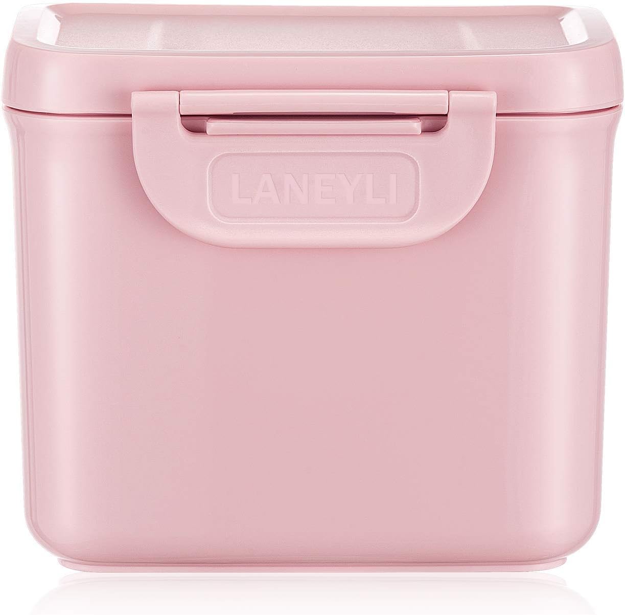 Formula Dispenser with Scoop Milk Powder Formula Containers for Travel Baby Food Storage and Snack Cup for Outdoor Activities On-The-Go Pink(Outer Box Capacity: 0.92 LB(420 g))
