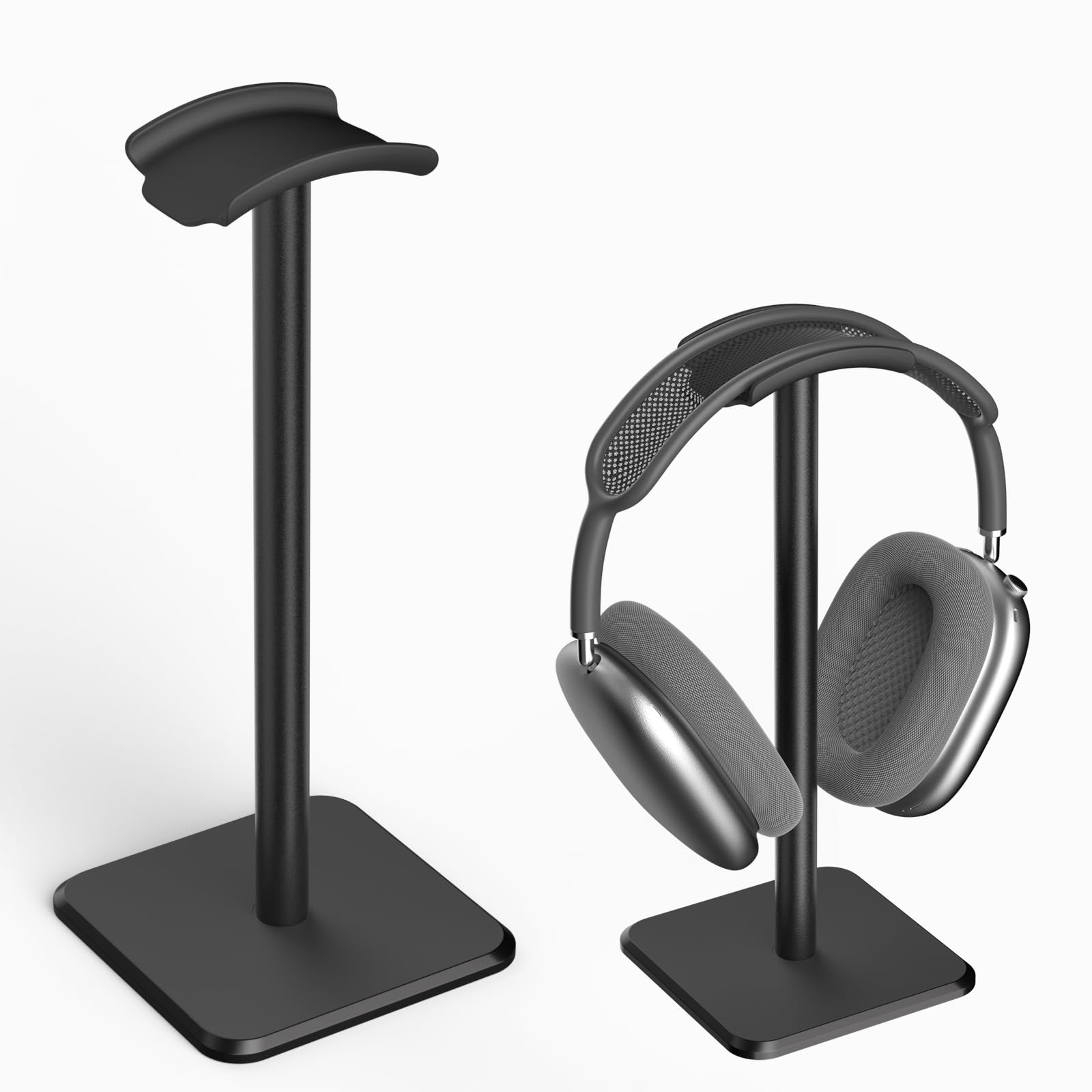 Headphone Stand - Headset Stand with Aluminum Hanger, Headphone Holder for AirPods Max, Sony, Bose, Beats and More (Black)-image-46