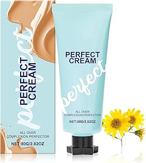 Supreme Creme All-Over Complexion Perfector, Long-Lasting Cc Cream Foundation, Cc Cream Body Coverage Perfector, Waterproof & Transfer-Resistant Skin Tint, Evens Skin Toneand Light Foundation (1 Pcs)