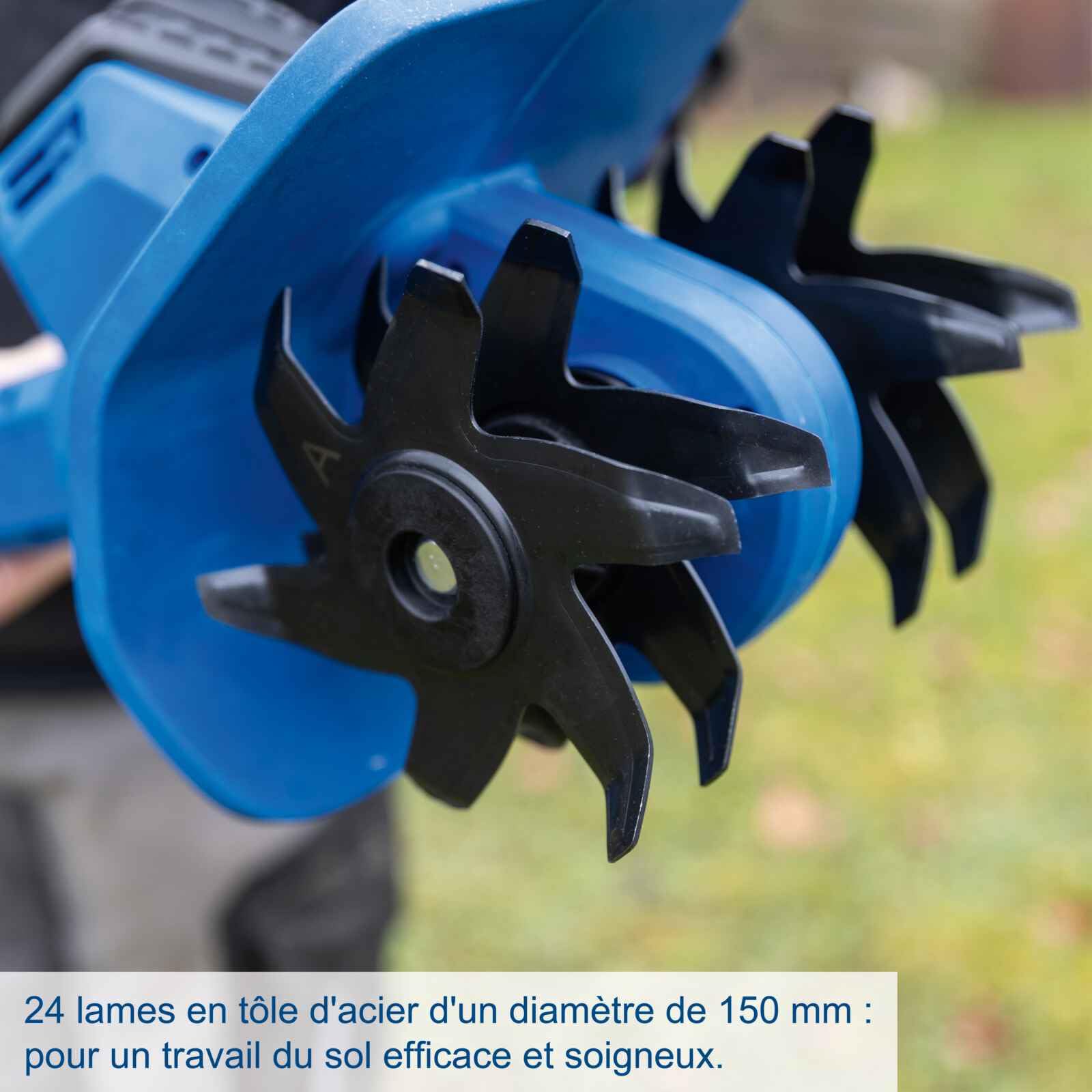 Scheppach Akku Bodenhacke C-MT200-X Gartenfräse Motorhacke mit Arbeitsbreite 20cm | Arbeitstiefe 15,5cm | Drehzahl 6 Stufen / 230min-1 | 20V-IXES-Serie | 10 Jahre Garantie | mit 2Ah Akku & Ladegerät